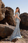 252M5520 - Bodycon Long MOB Dress