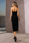 252C5017 - Bodycon Midi Cocktail Dress