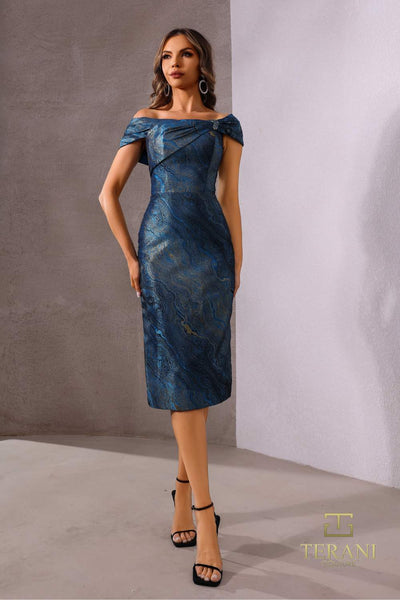 252C5019 - Bodycon Short Cocktail Dress