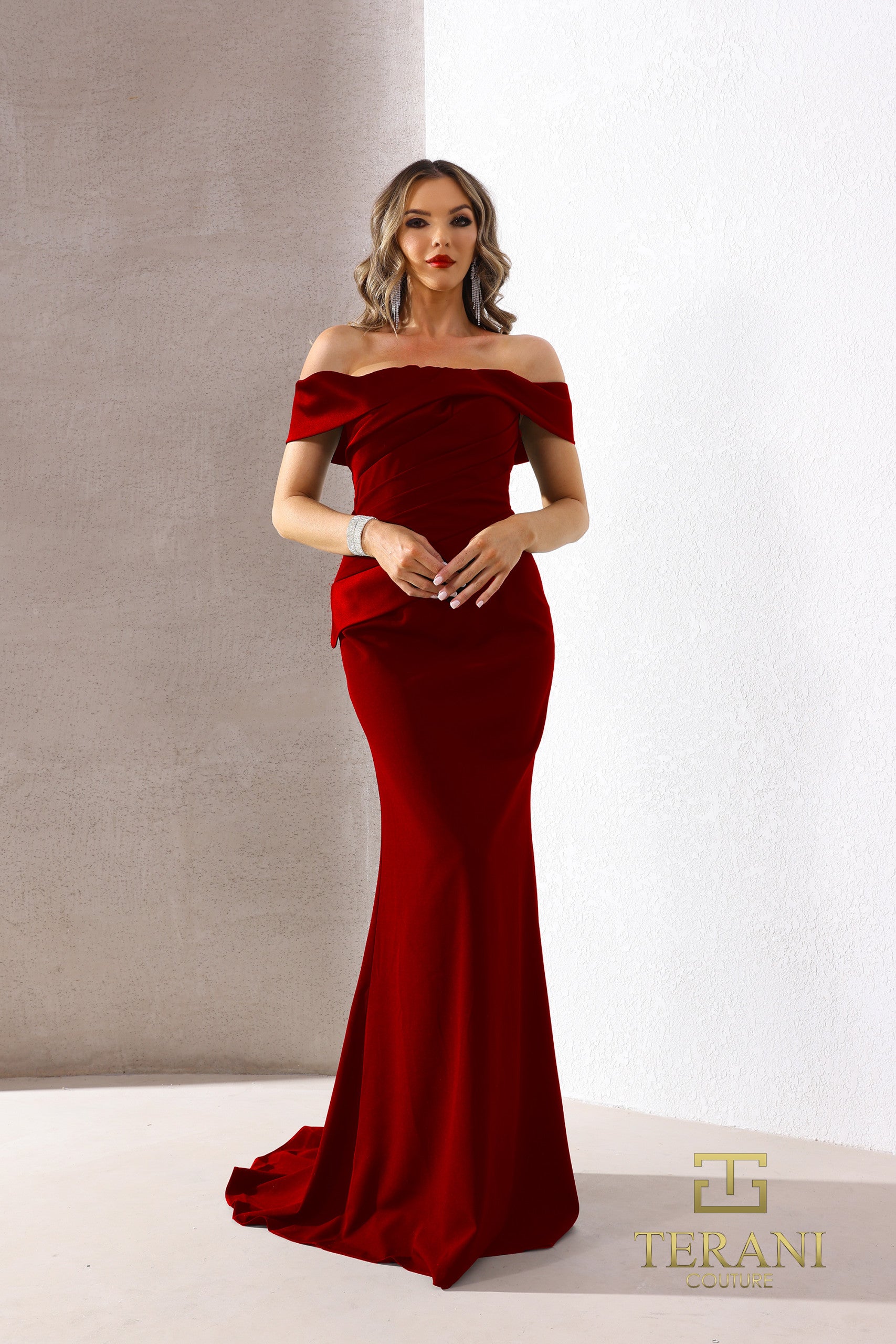 252E5101 - Bodycon Long Evening Dress