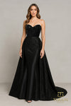 252E5134 - Fit and Flare Long With Overskirt Evening Dress