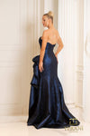 252E5200 - Fit and Flare Long Evening Dress