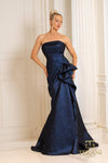 252E5200 - Fit and Flare Long Evening Dress
