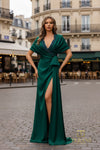 252M5304 - Fit and Flare Long MOB Dress