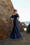 252M5324 - Bodycon Long MOB Dress