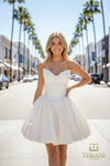 Sweetheart Satin A-Line Gown - 261P6176