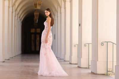 Sweetheart Beaded Tulle Mermaid Gown - 261P6193