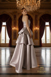 Straight Neck Mikado Ballgown - 261M6420