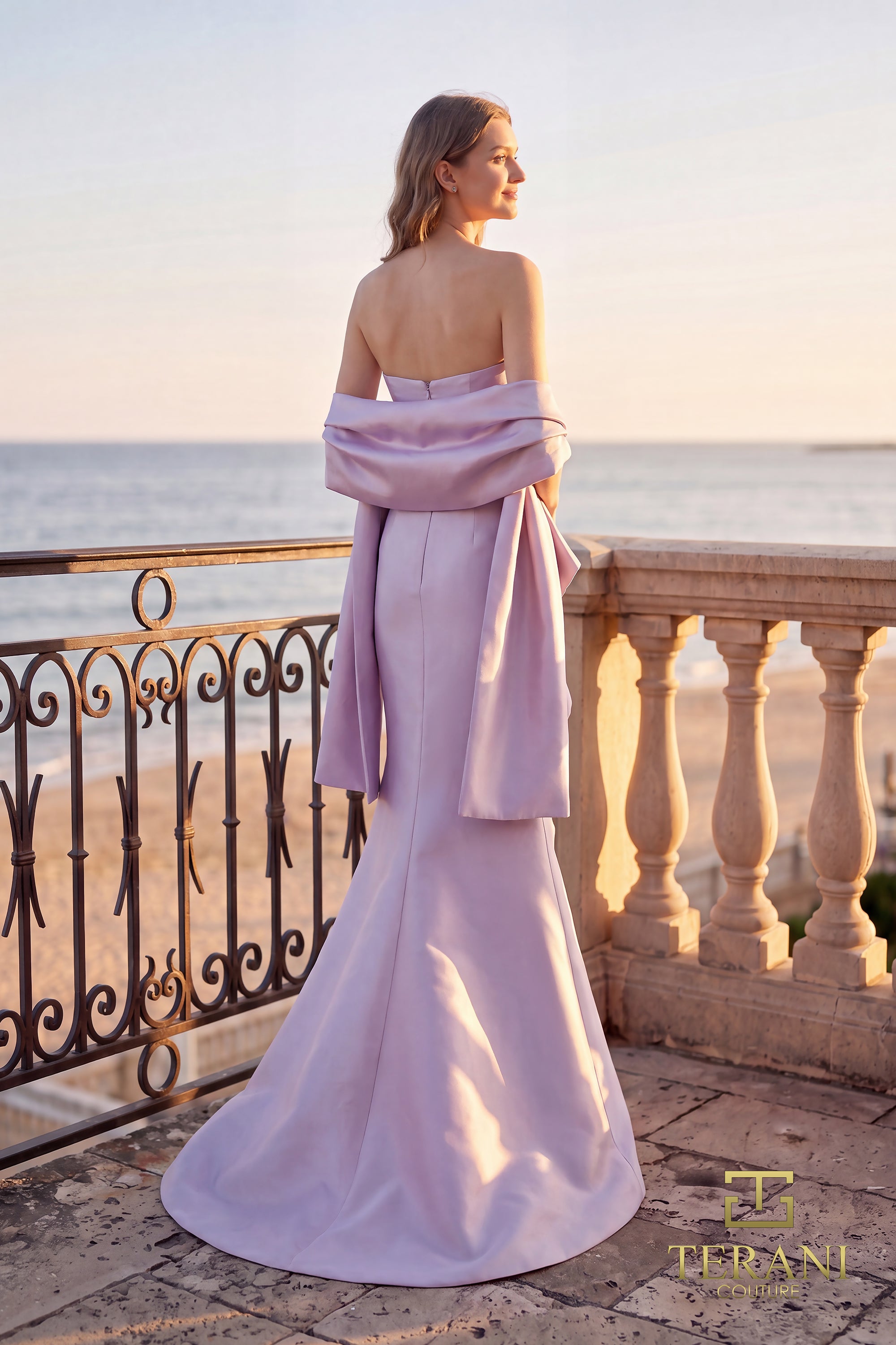 Asymmetric One-Shoulder Mikado Mermaid Gown - 261M6462