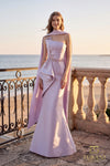 Asymmetric One-Shoulder Mikado Mermaid Gown - 261M6462