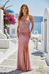 Sweetheart Beaded Tulle Sheath Gown - 261P6106