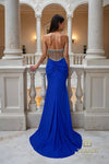 Sweetheart Satin Mermaid Gown with Slit - 261P6115