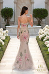 Scoop Neck Tulle & Embroidered Mermaid Gown - 261P6677