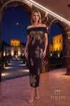 Off-Shoulder Short Cocktail Sheath Dress - 262C7544