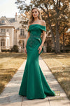 Off-Shoulder Long Evening Dress - 262E7053