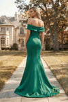 Off-Shoulder Long Evening Dress - 262E7053