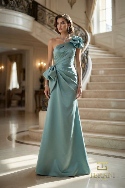 One-Shoulder Long Evening Dress - 262E7132