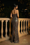 One-Shoulder Long Evening Sheath Gown - 262E7135