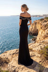 Off-Shoulder Long Evening Sheath Gown - 262E7139