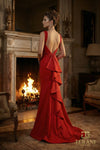 Low back long dress - 262E7359