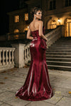V-Neck Long Evening Dress - 262E7518
