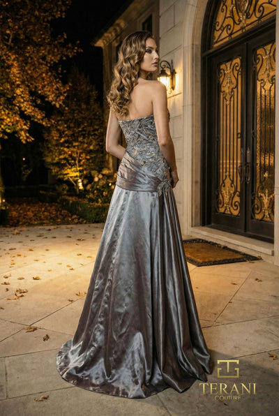 One-Shoulder Long Evening Dress - 262E7530