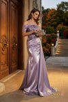 Off-Shoulder Long Evening Dress - 262E7535