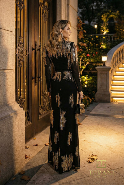 Long Evening Sheath Gown - 262E7539