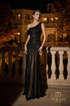 One-Shoulder Long Evening Sheath Gown - 262GL7514