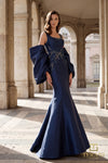 Square Neck Long Mother of the Bride Dress - 262M7253