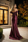 Off-Shoulder Long Mother of the Bride Dress - 262M7254