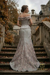 Off-Shoulder Long Mother of the Bride Dress - 262M7268