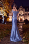 Off-Shoulder Long Two-Piece Mother of the Bride Set - 262M7297