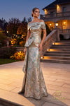 Off-Shoulder Long Mother of the Bride Dress - 262M7303
