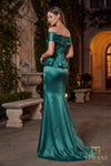 Off-Shoulder Long Mother of the Bride Dress - 262M7334