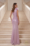One-Shoulder Long Evening Dress - 262E7062
