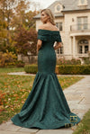 Off-Shoulder Long Evening Dress - 262E7069