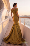 Off-Shoulder Long Evening Dress - 262E7069