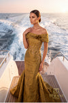Off-Shoulder Long Evening Dress - 262E7069