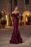 V-Neck Long Evening Dress - 262E7070