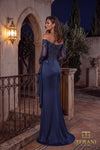 Off-Shoulder Long Evening Dress - 262E7074