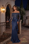 Off-Shoulder Long Evening Dress - 262E7074
