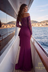 Off-Shoulder Long Evening Dress - 262E7074