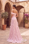 Off-Shoulder Long Evening Dress - 262E7080