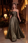 One-Shoulder Long Evening Dress - 262E7103