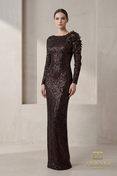 Long Evening Sheath Gown - 262E7106