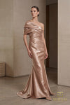 One-Shoulder Long Evening Dress - 262E7119