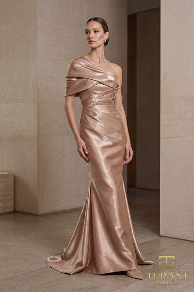 One-Shoulder Long Evening Dress - 262E7119