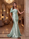 One-Shoulder Long Evening Dress - 262E7119