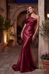 One-Shoulder Long Evening Dress - 262E7119